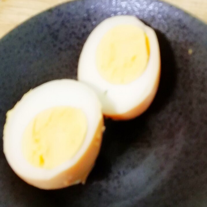 我が家の濃い目お弁当用煮卵